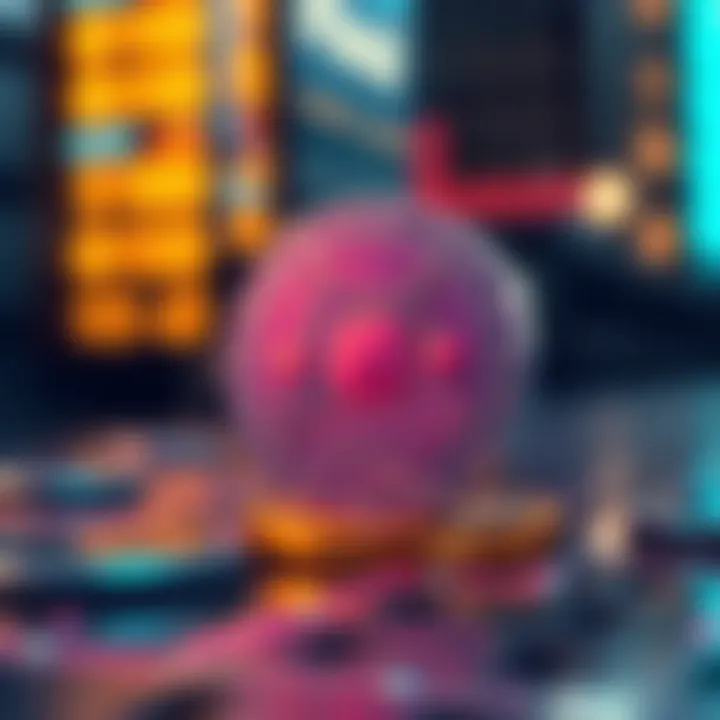 Visual representation of Flooz crypto blockchain technology