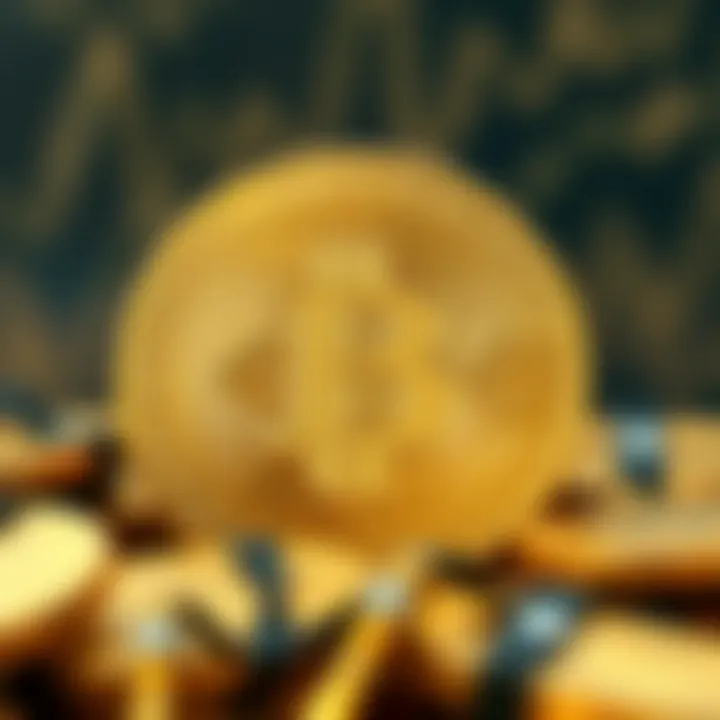 Historical representation of gold currency