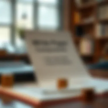Visual representation of white paper components