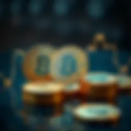 Conceptual representation of Initial Coin Offerings with digital coins