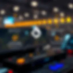 Visual representation of Icodrop platform features