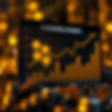 Graph illustrating cryptocurrency mining profitability analysis