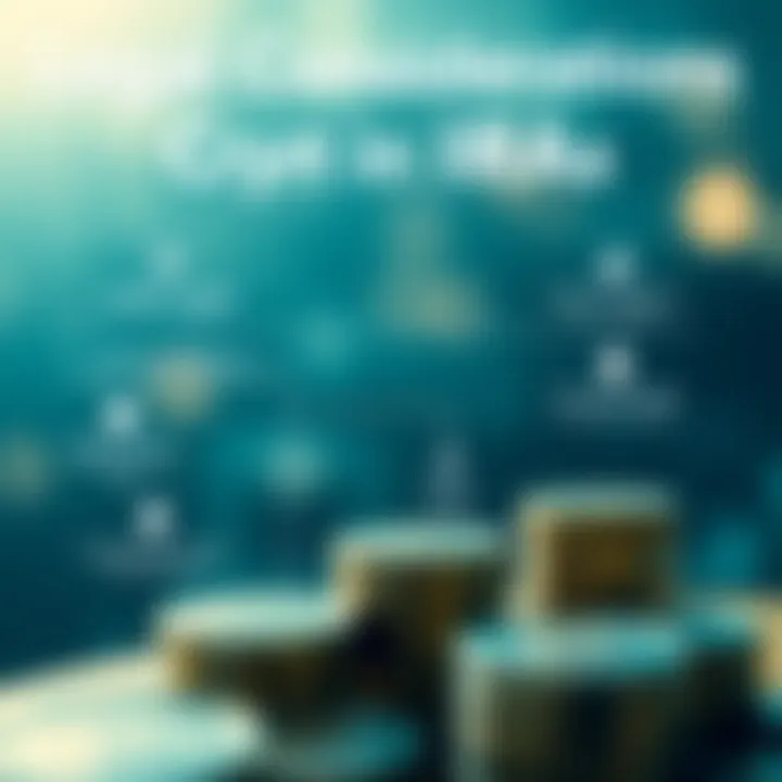 Legal Considerations for Crypto in IRAs Infographic showing legal considerations for crypto in IRAs