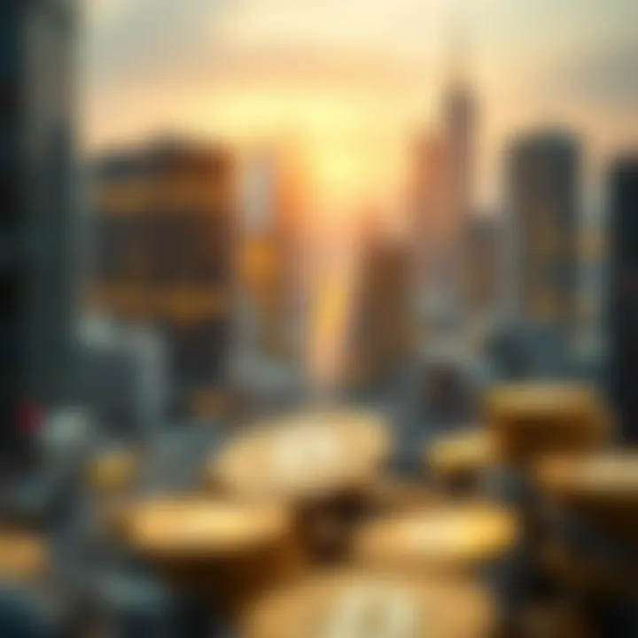 Visual representation of macroeconomic factors affecting cryptocurrency