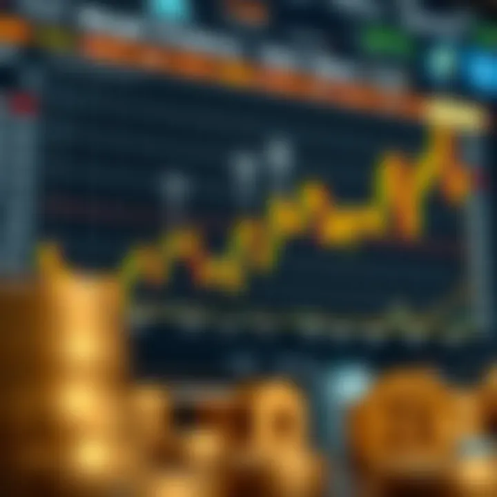 Graph showing market dynamics of margin trading