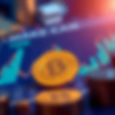 Chart showing market factors affecting cryptocurrency prices