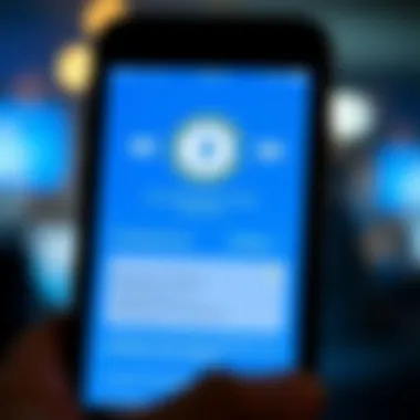 Enhancing Security for Coinbase Transactions Secure two-factor authentication screen on a mobile device