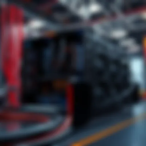 Digital mining rig in action