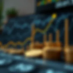 Visual representation of cryptocurrency growth