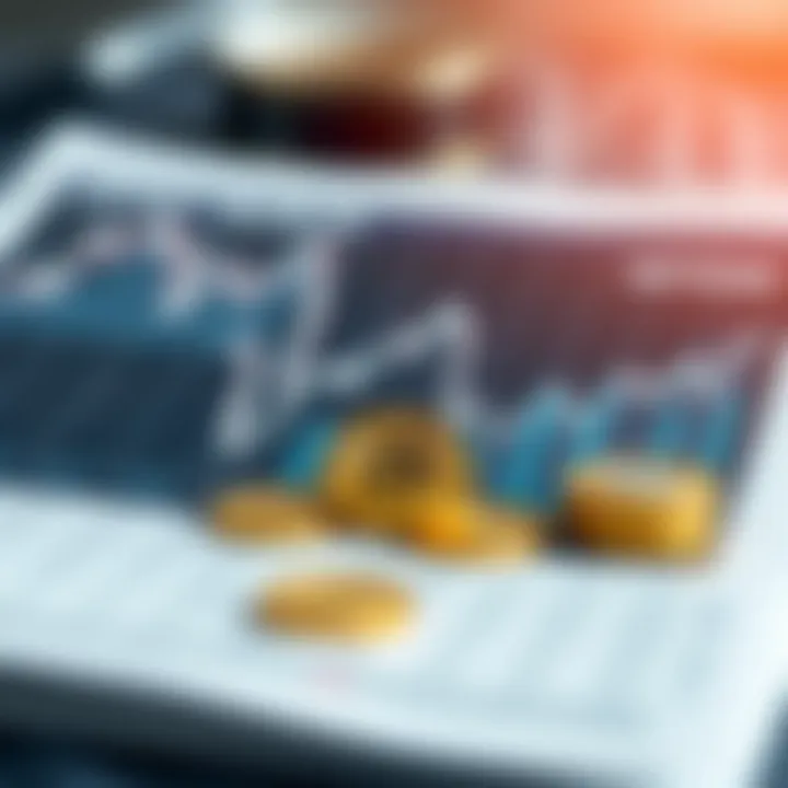 Analyzing Market Trends in Cryptocurrency A chart illustrating market trends for cryptocurrencies