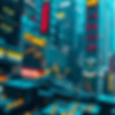 Intersection of NFTs and Stock Market Dynamics Conceptual illustration of NFTs influencing stock market trends