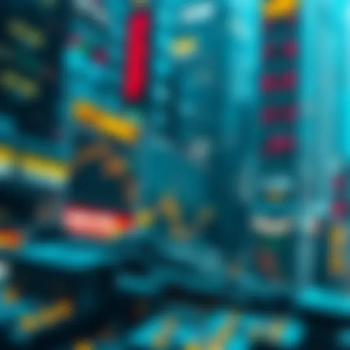 Intersection of NFTs and Stock Market Dynamics Conceptual illustration of NFTs influencing stock market trends