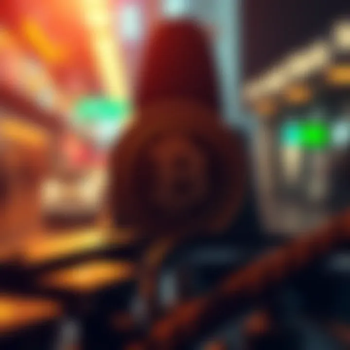 Visual representation of secure cryptocurrency transfer