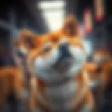 Visual representation of Shiba Inu cryptocurrency trends