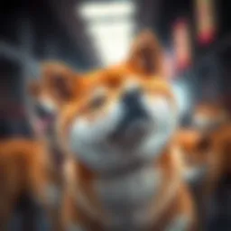 Visual representation of Shiba Inu cryptocurrency trends