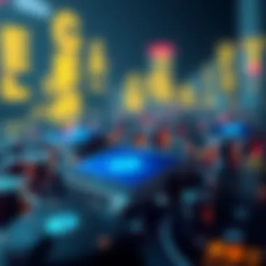 Blockchain Technology and Digital Wallets A visual representation of blockchain technology and its connection to digital wallets.