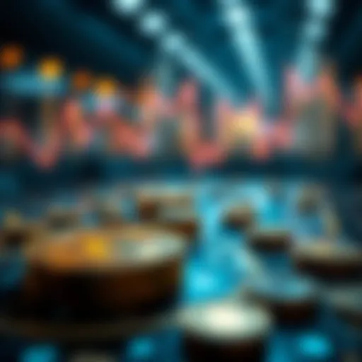 Graphical representation of cryptocurrency investment trends