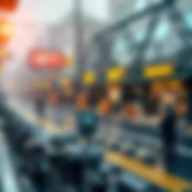 Graphical depiction of NFT market trends and insights