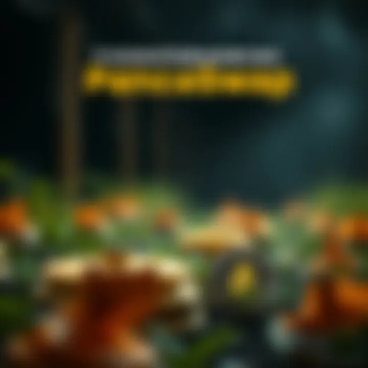 Infographic illustrating yield farming on PancakeSwap