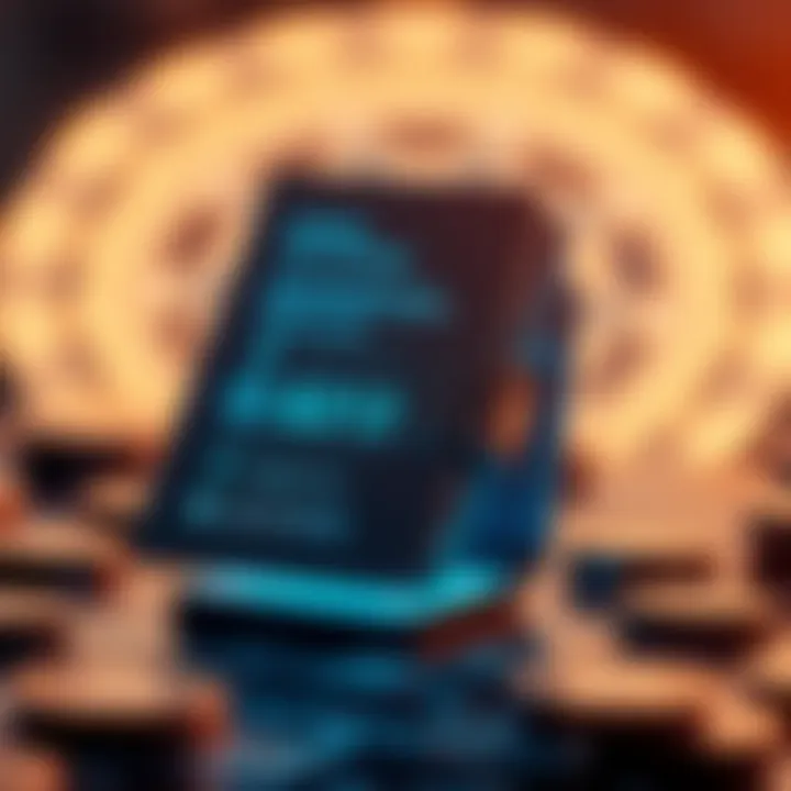 Futuristic depiction of wallet technology evolution