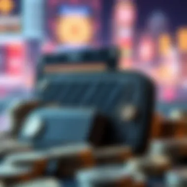 Illustration of different types of prom wallets