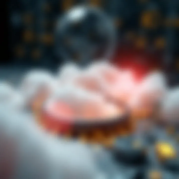 Visual representation of cryptographic advancements through quantum technology