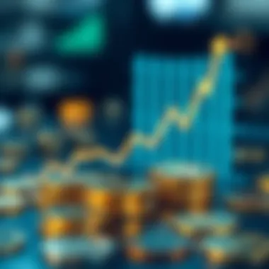 Infographic depicting potential returns from cryptocurrency investments