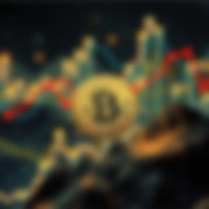 Visual representation of regulatory impacts on cryptocurrency