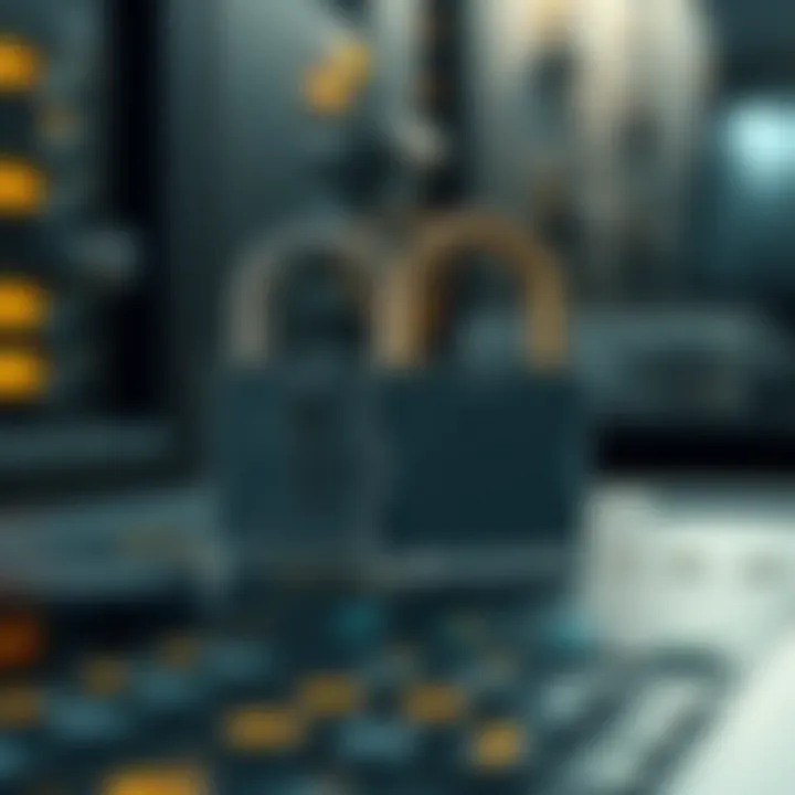 Visual representation of private and public keys in cryptocurrency storage