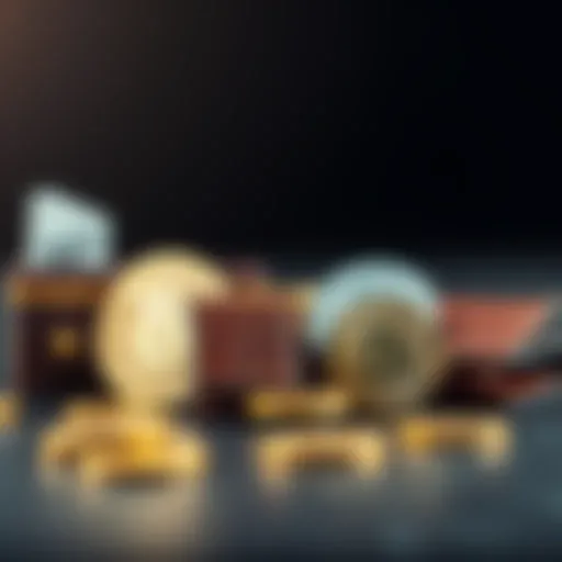 A conceptual illustration of different types of cryptocurrency wallets