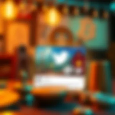 Crafting Engaging Content for NFT Promotion Engaging Twitter post showcasing NFT artwork