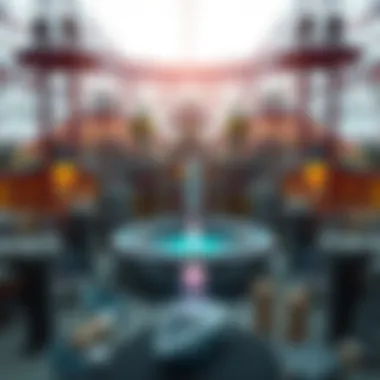 Diagram showing the structure of a rocket pool