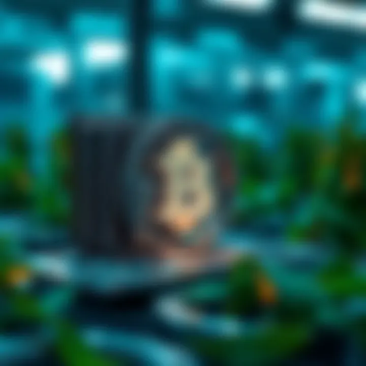 Conceptual illustration of Superfarm crypto mechanics