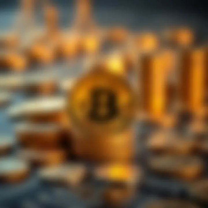 Cryptocurrency tax concepts infographic