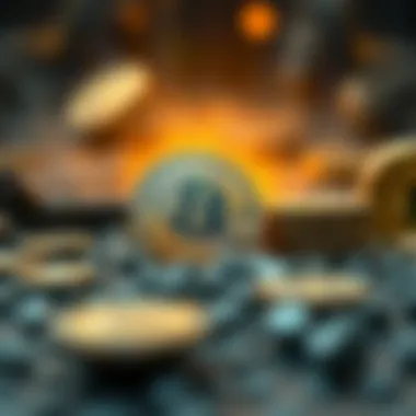 Illustration of mining and its effects on taxes