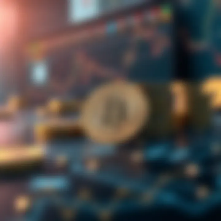 Regulations in the Cryptocurrency Landscape An artistic depiction of regulations affecting cryptocurrency markets