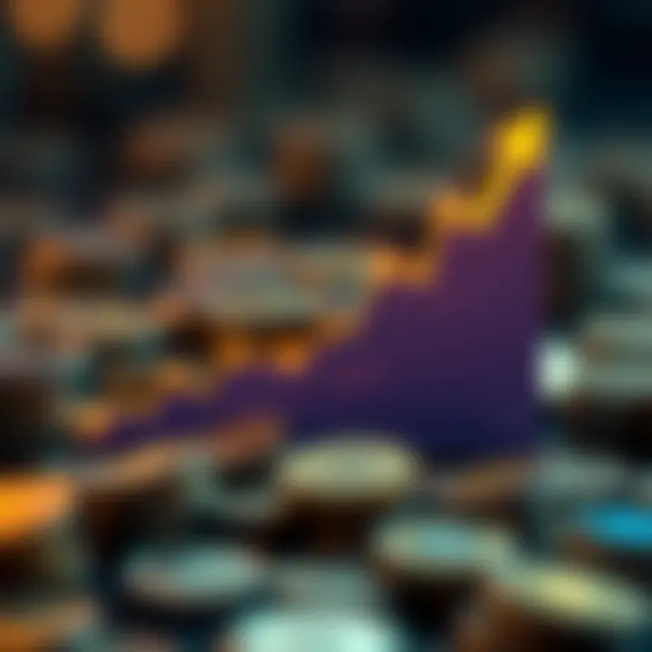 Growth of Cryptocurrency Donations Graph showcasing the rise in cryptocurrency donations over time