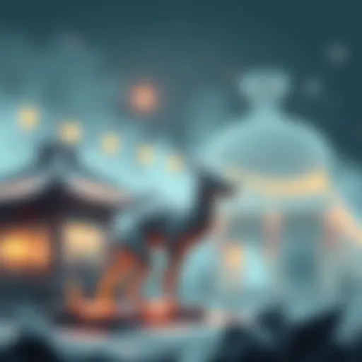 Fusion of Traditional Art with NFTs Digital artwork representing the fusion of traditional art with NFTs