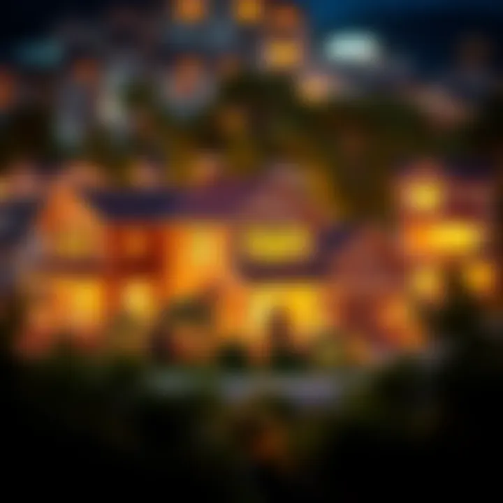 Real Estate Properties in NFT Format Visual representation of real estate properties as NFTs