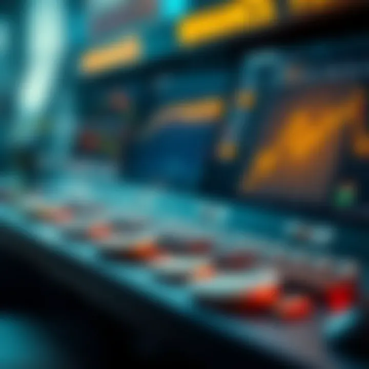 Visual representation of business account features