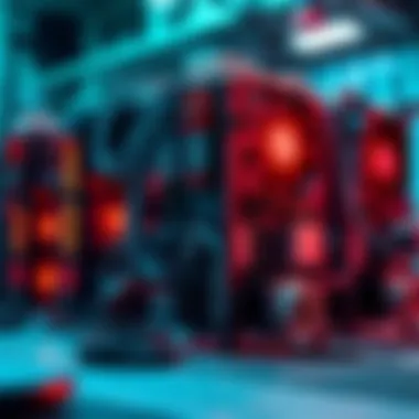 Technological Components of Mining Rigs Infographic illustrating the technological components of mining rigs