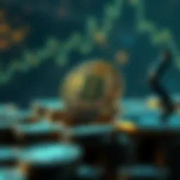 Visual representation of cash balance in cryptocurrency