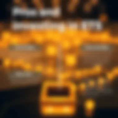 Infographic showing advantages and disadvantages of ETFs