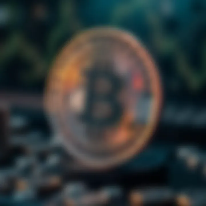 Regulatory Compliance in Cryptocurrency Symbolic representation of compliance and regulatory standards.