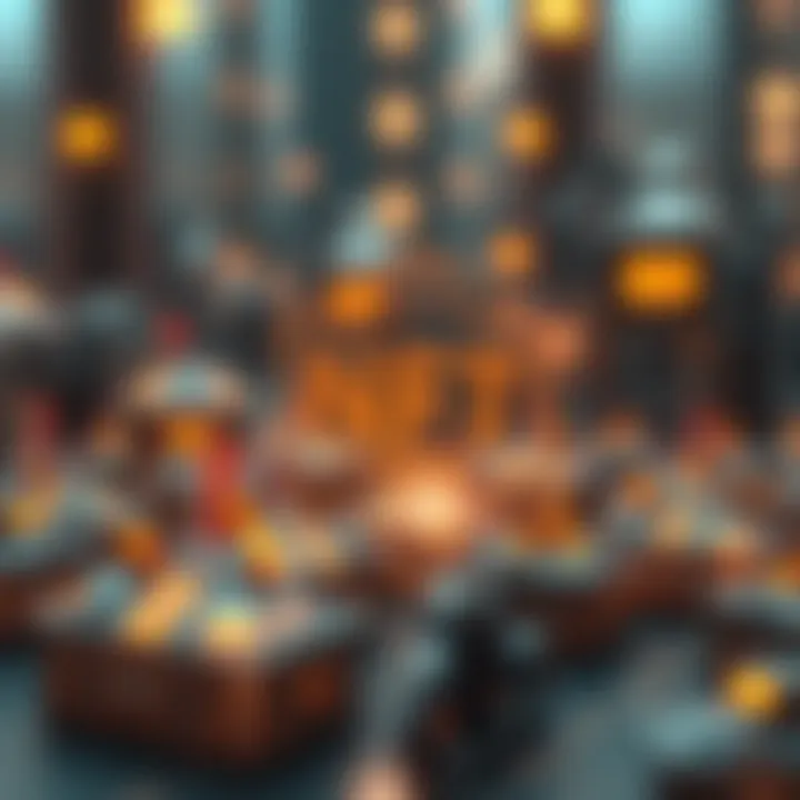 Exploring the Intersection of NFTs and Blockchain Technology Conceptual representation of NFTs and blockchain technology