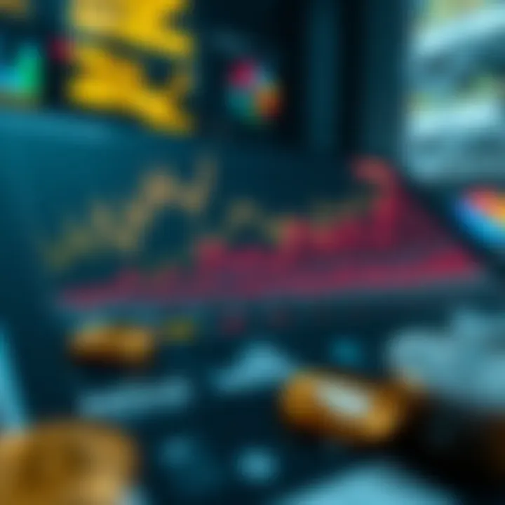 Graphs illustrating cryptocurrency adoption trends