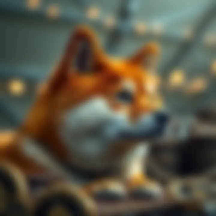 Conceptual image illustrating cryptocurrency risks and rewards