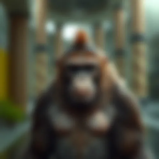 Illustration depicting the concept of Ape Index showing the relationship between arm span and height