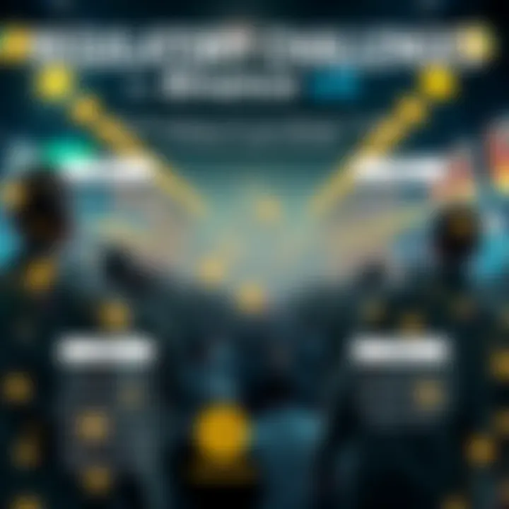 Infographic showing regulatory challenges faced by Binance US