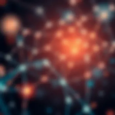 Blockchain network symbolizing NFT transactions